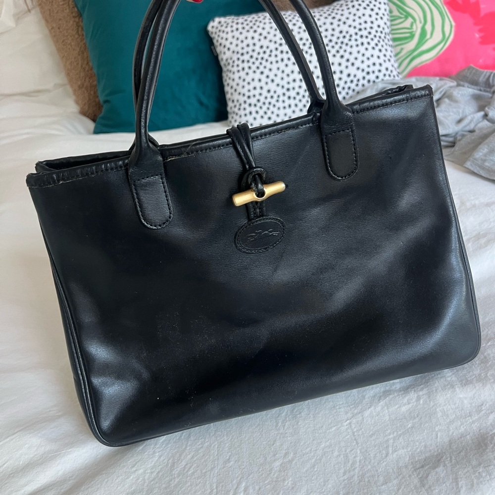 Longchamp roseau vintage tote